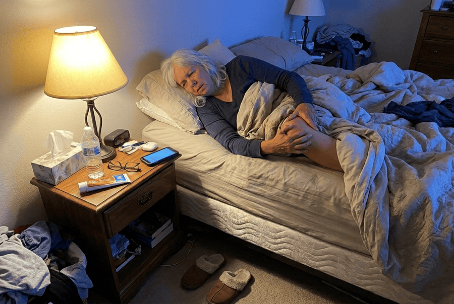 Awake at night with knee pain